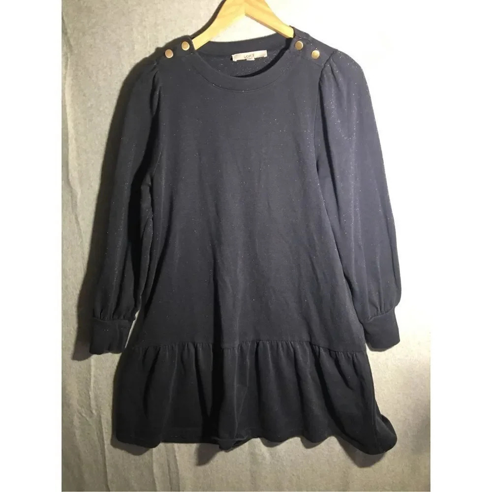 COPY - Womens Loft Dress Tiered Mini Sparkly Eras Tour Black Casual Cute Disco